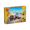 Konstruktőr LEGO Creator 3-in-1 Flatbed Truck with Helicopter (31146)