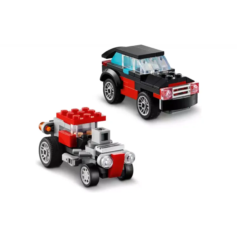 Konstruktőr LEGO Creator 3-in-1 Flatbed Truck with Helicopter (31146)