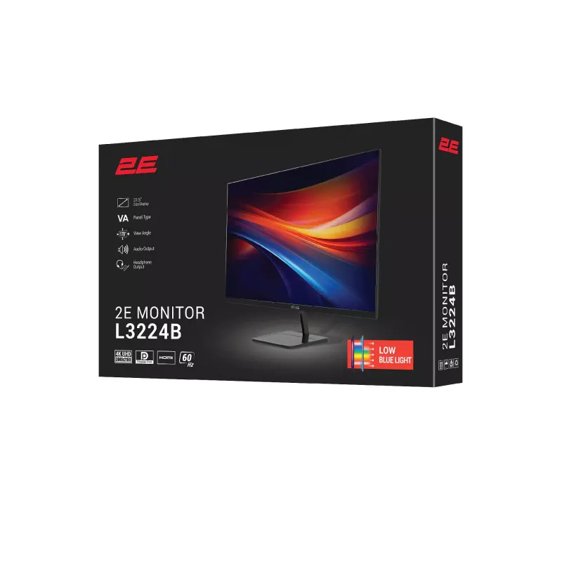 Monitor 2E 31.5" 4K UHD  L3224B (2E-L3224B-01.UA)