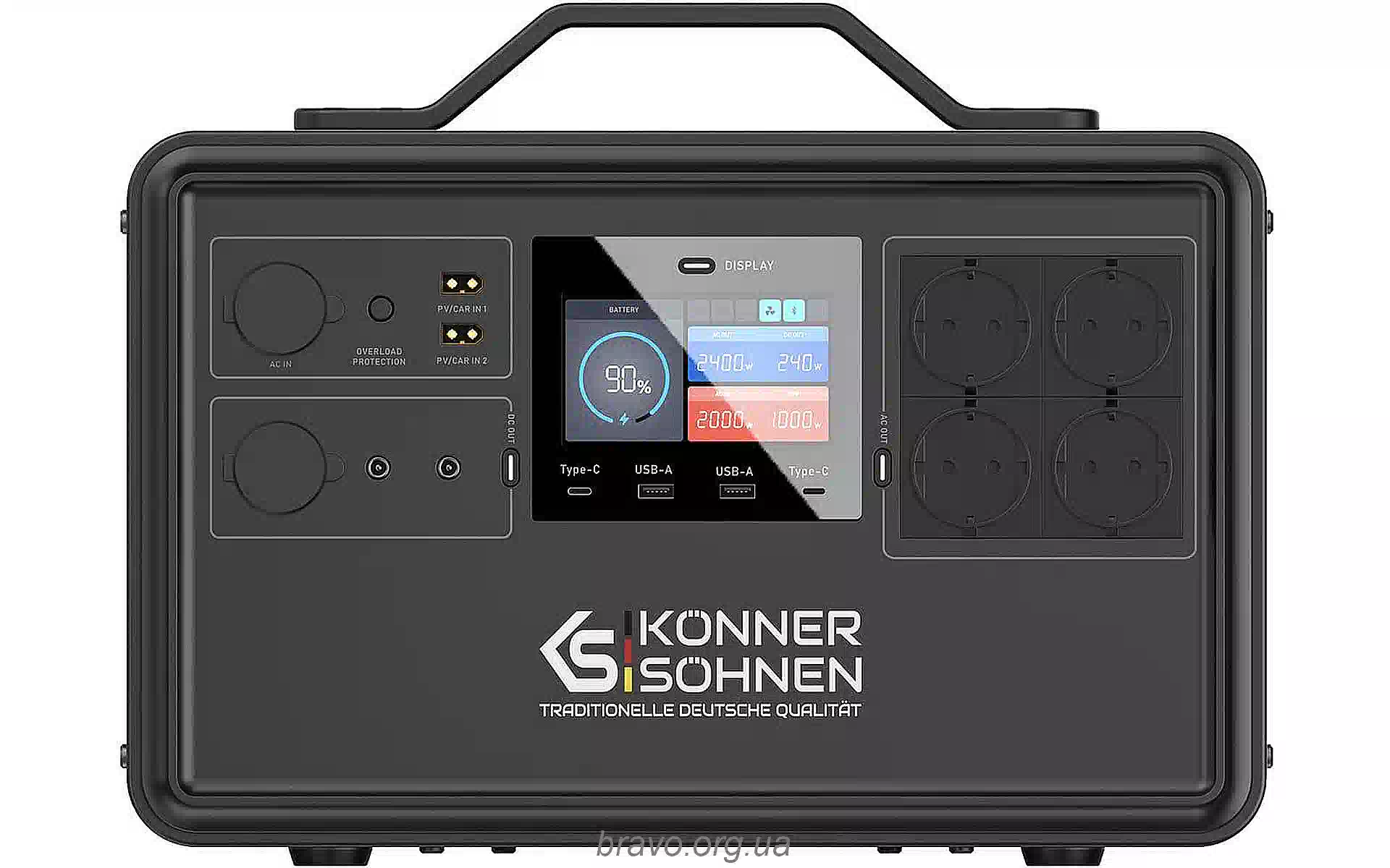 Φορητός σταθμός παραγωγής ενέργειας Konner&Sohnen (KS2400PS) Φορητός σταθμός παραγωγής ενέργειας Konner&Sohnen (KS2400PS)