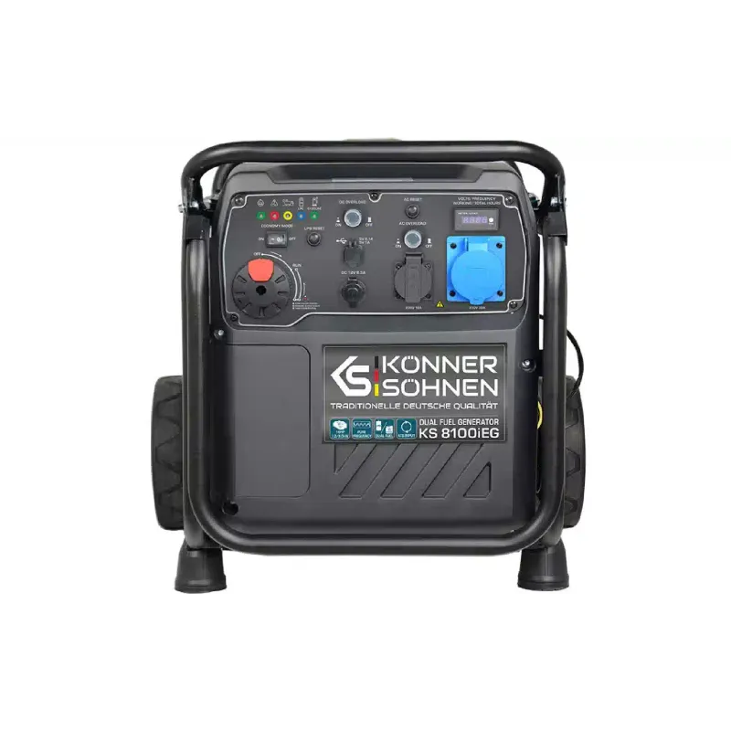 مولد كهربائي يعمل بالغاز والبنزين Konner&Sohnen (KS 8100iEG)