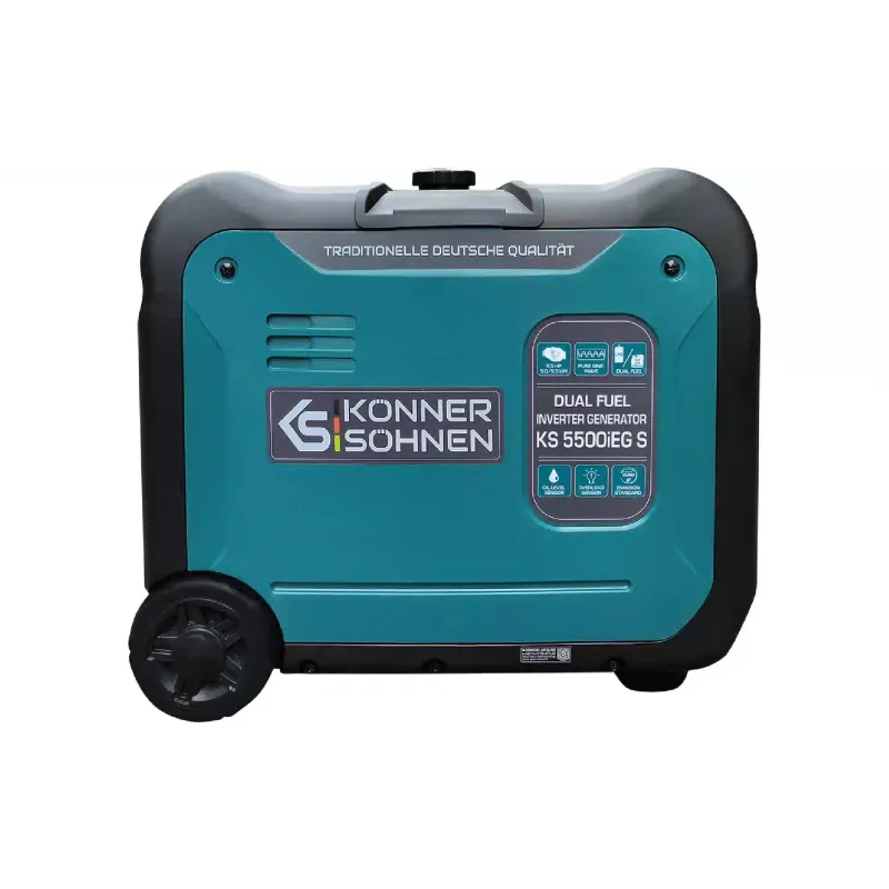 Генератор газо-бензиновий інверторний Konner&Sohnen (KS 5500iEG S), 5.5 кВт