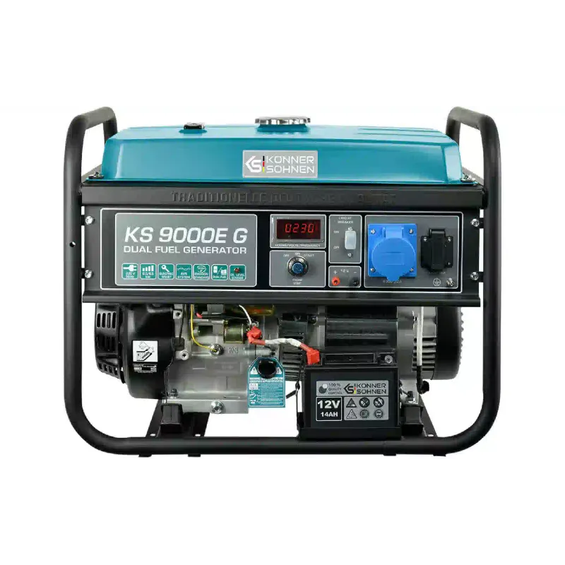 Gas-petrol generator Konner&Sohnen (KS 9000E G), 6.5 kW