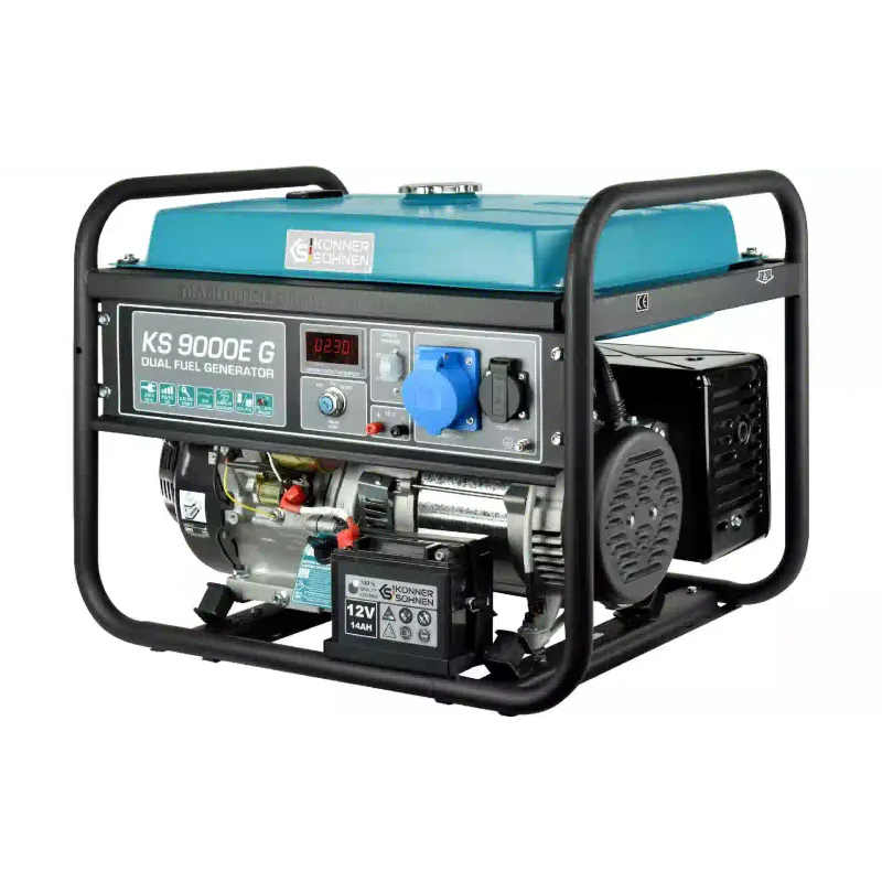 Gas-petrol generator Konner&Sohnen (KS 9000E G), 6.5 kW