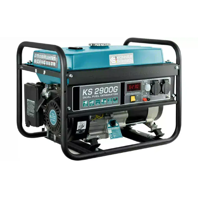 Генератор газо-бензиновый Konner&Sohnen, 2.9 кВт, 1 фаза, руч старт (KS 2900G)