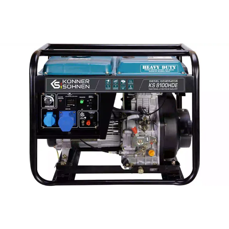 Генератор дизельный Konner&Sohnen EURO V, 6.5 кВт, 1 фаза, электростартер (KS 8100HDE)