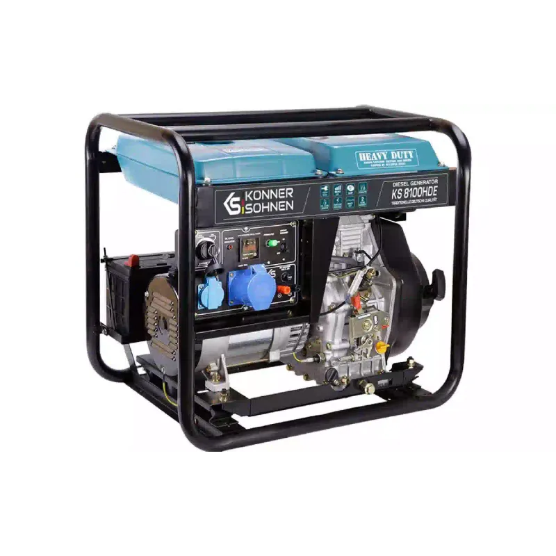 Генератор дизельный Konner&Sohnen EURO V, 6.5 кВт, 1 фаза, электростартер (KS 8100HDE)
