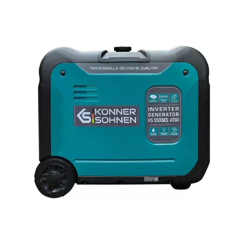 Генератор бензиновый инверторный Konner&Sohnen, 5.5 кВт, 1 фаза, АВР, электростартер (KS 5500iE S ATSR)