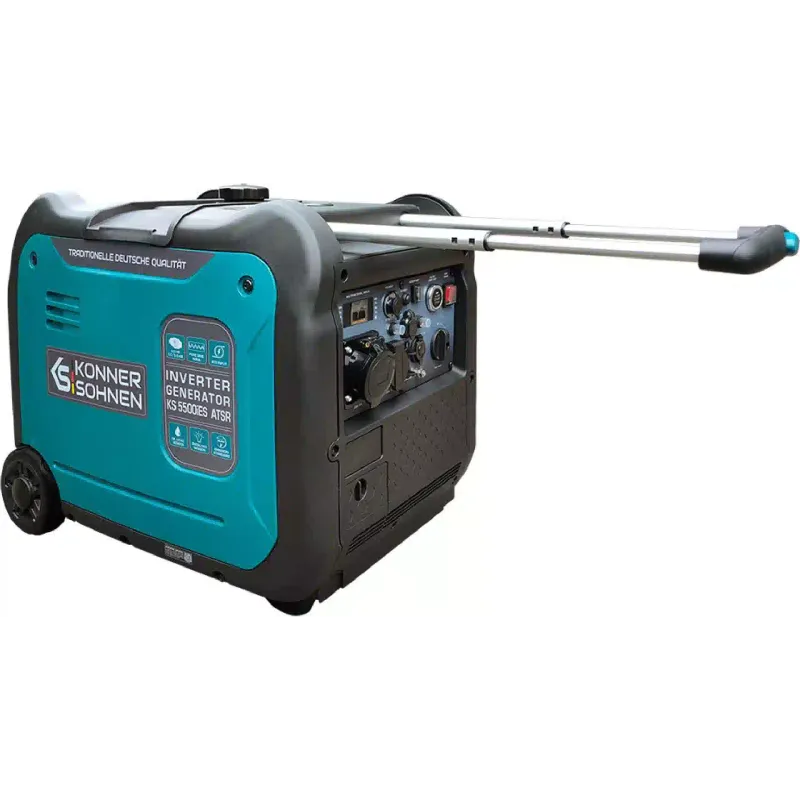 Генератор бензиновый инверторный Konner&Sohnen, 5.5 кВт, 1 фаза, АВР, электростартер (KS 5500iE S ATSR)