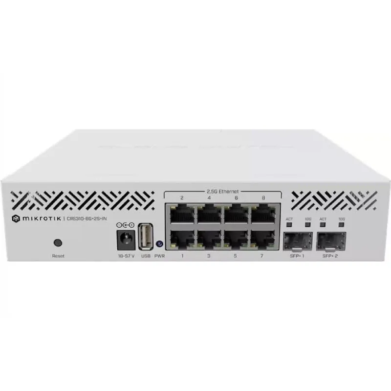 يُحوّل MikroTiK (CRS310-8G+2S+IN)