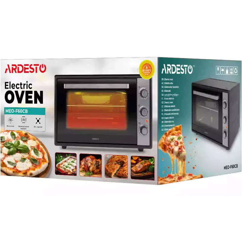 Električna peč Ardesto, Black (MEO-F60CB)