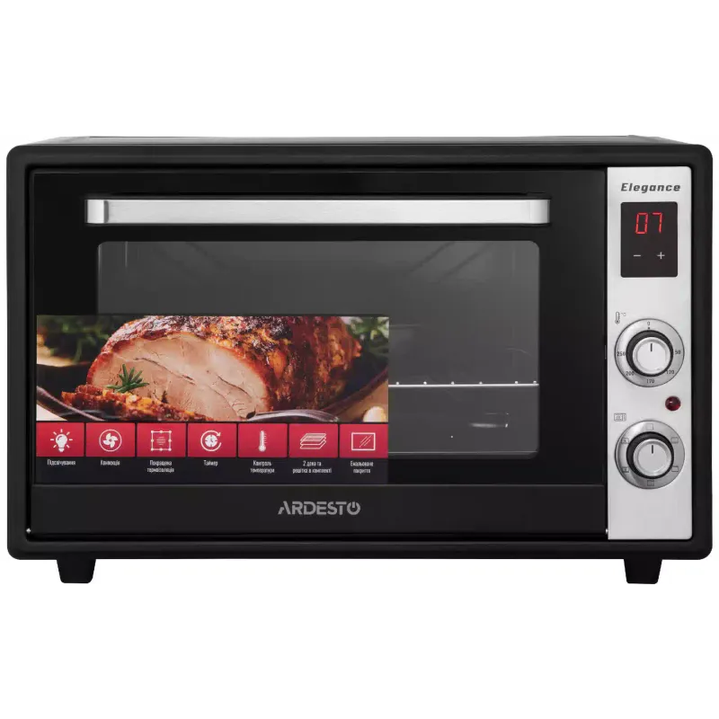 Ηλεκτρικός φούρνος Ardesto, Black (MEO-F60CEL)