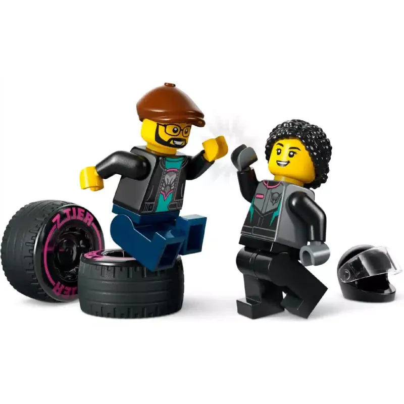 Construtor LEGO City Race Car and Car Carrier Truck (60406)