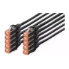 Пач кабел Digitus, Black (DK-1644-050-BL-10)
