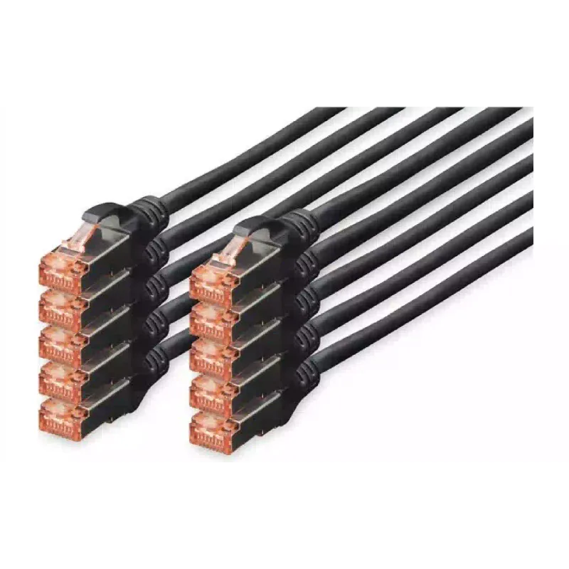 Пач кабел Digitus, Black (DK-1644-050-BL-10)