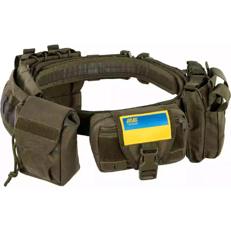 Belt with pouches 2E (2E-MILTACBELT-Y5PCH-OG)