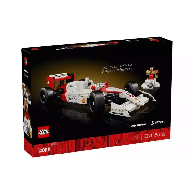 Construtor LEGO Icons McLaren MP4/4 & Ayrton Senna (10330)