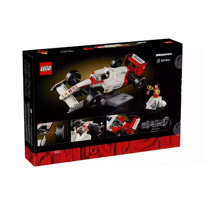 Construtor LEGO Icons McLaren MP4/4 & Ayrton Senna (10330)