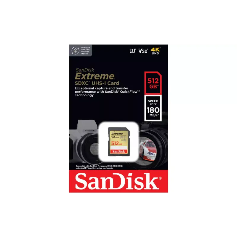 بطاقة الذاكرة Sandisk (SDSDXVV-512G-GNCIN)