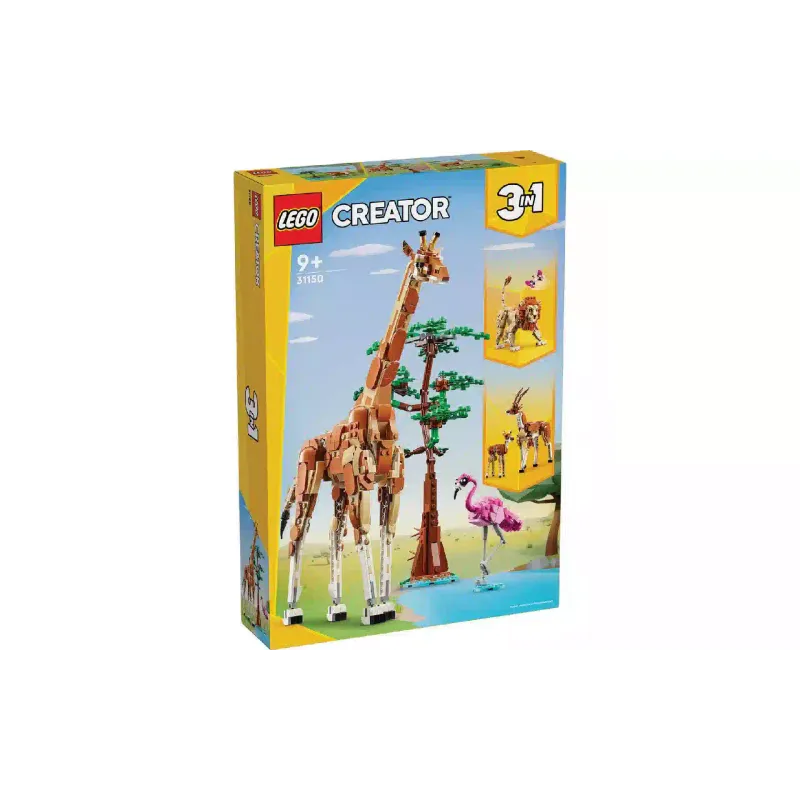 Κατασκευαστής LEGO Creator 3-in-1 Wild Safari Animals (31150)