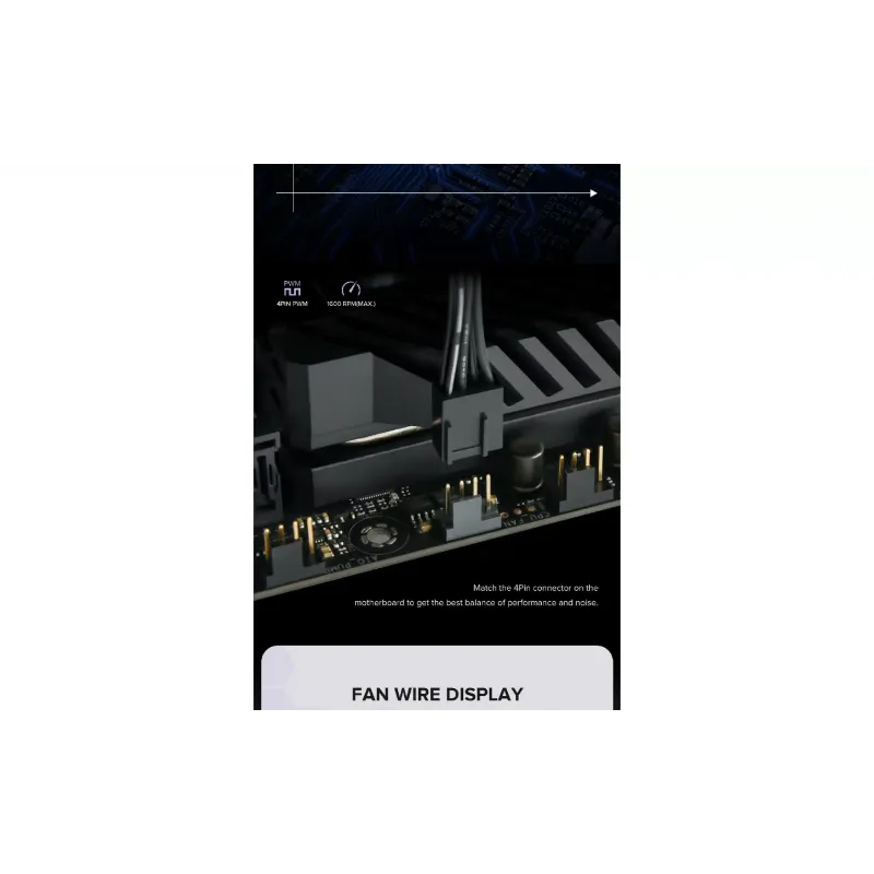 مروحة العلبة Gamemax, Black (GMX-WFBK-PWM)