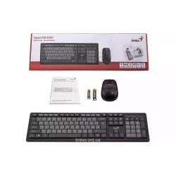 Клавиатура + Мышь Genius KM-8200, Black (31340003428) Клавиатура + Мышь Genius KM-8200, Black (31340003428)