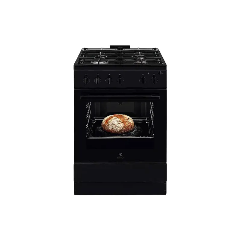 Газова печка Electrolux, Black (LKG604013K)