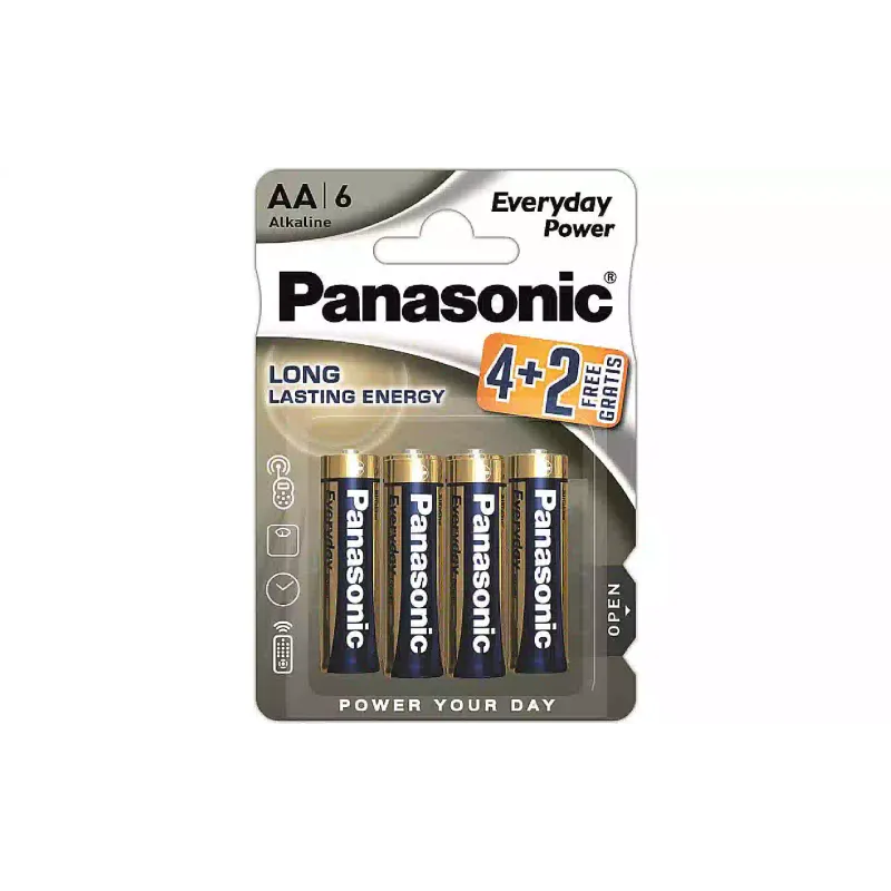 Батерия Panasonic AA (LR6REE/6B2F)