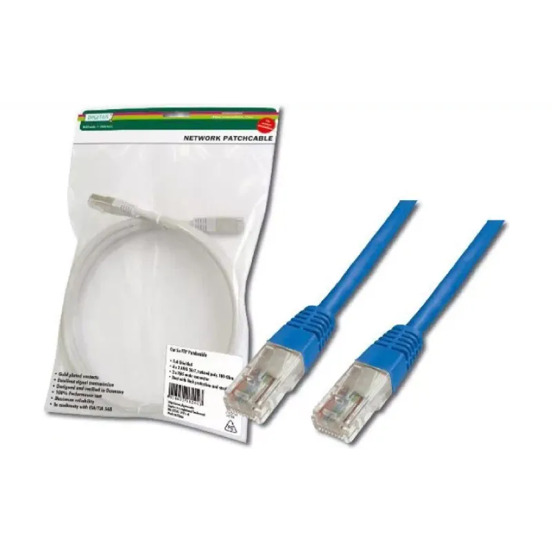 Пач кабел Digitus, Blue (DK-1511-050/B)