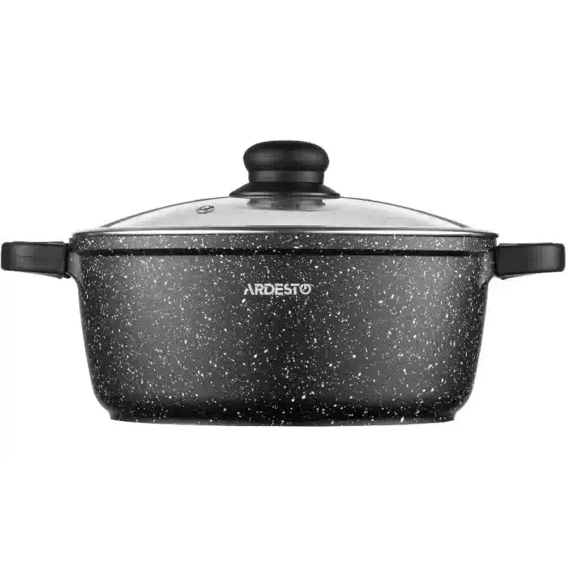Cacerola con tapa Ardesto Gemini Anzio, Black (AR2430GE)