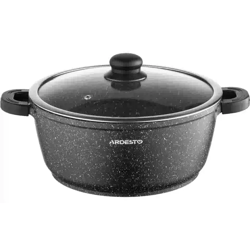 قدر مع غطاء Ardesto Gemini Anzio, Black (AR2454GE)