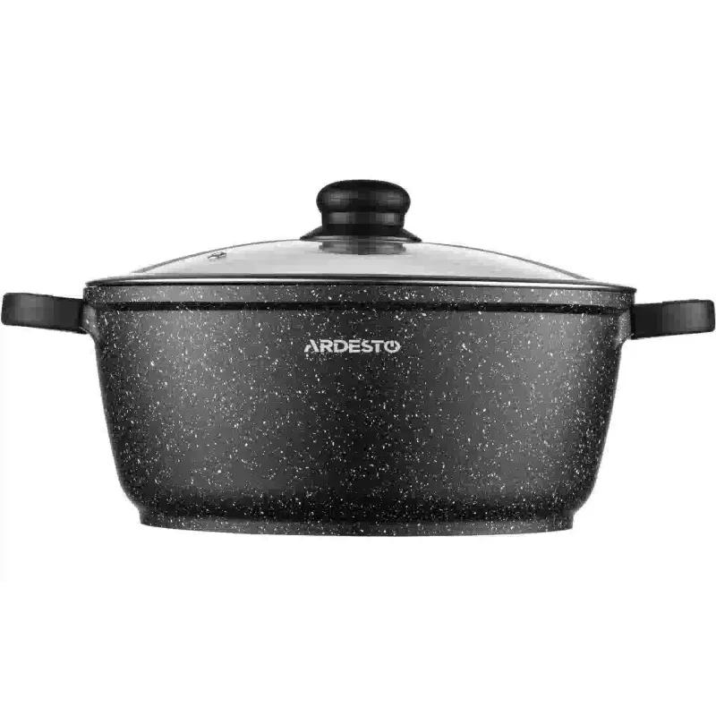 قدر مع غطاء Ardesto Gemini Anzio, Black (AR2454GE)