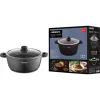 قدر مع غطاء Ardesto Gemini Anzio, Black (AR2454GE)