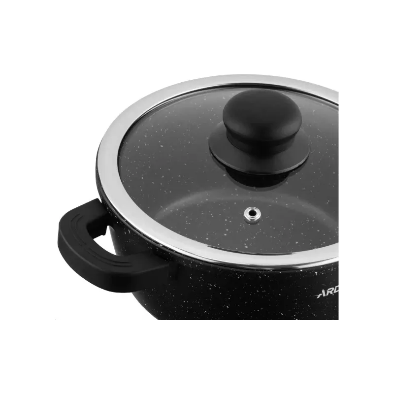 قدر مع غطاء Ardesto Gemini Anzio, Black (AR2418GE)