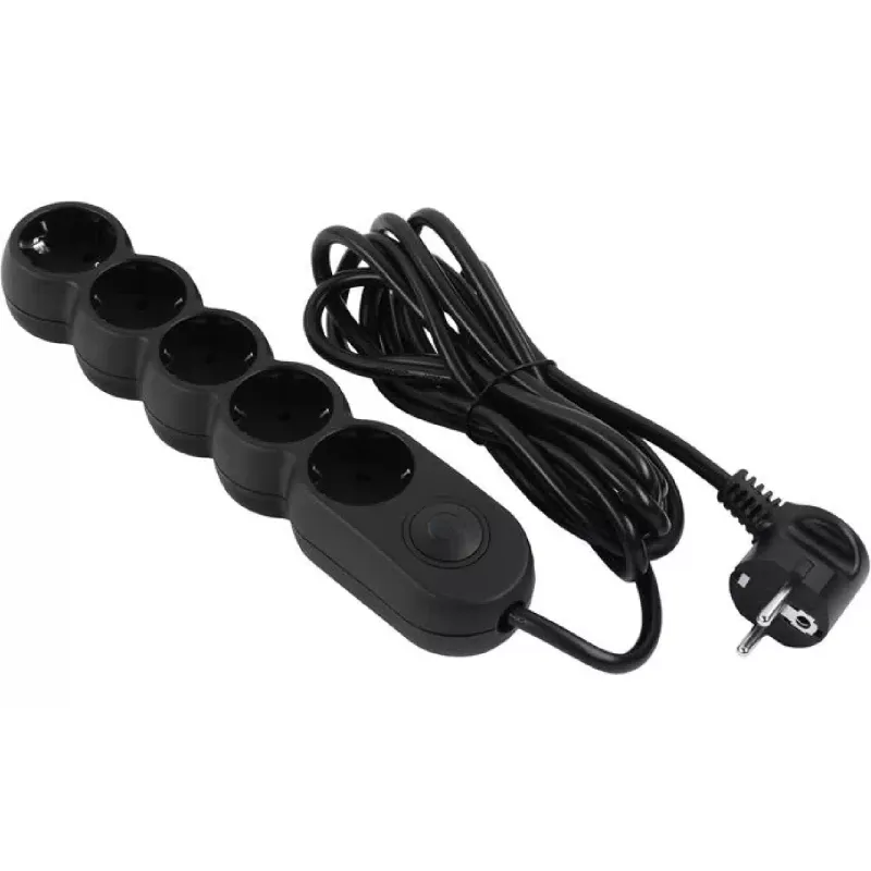 Network extension cord 2E, Black (2E-U05VESM3BK)