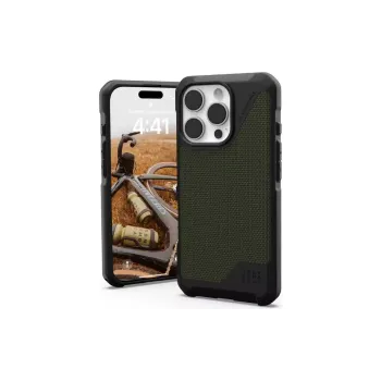 Чохол UAG Metropolis LT MagSafe (114452113972), для Apple iPhone 16 Pro, Kevlar Olive