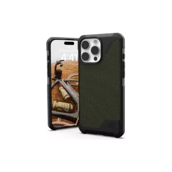 Чохол UAG Metropolis LT MagSafe (114453113972), для Apple iPhone 16 Pro Max, Kevlar Olive