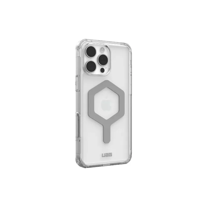 Case UAG Plyo MagSafe (114481114333), for Apple iPhone 16 Pro Max, Ice/Silver