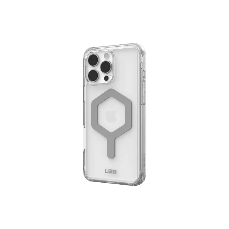 Case UAG Plyo MagSafe (114481114333), for Apple iPhone 16 Pro Max, Ice/Silver