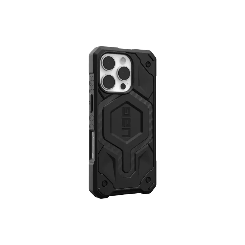Чохол UAG Monarch Pro MagSafe (114456114242), для Apple iPhone 16 Pro, Carbon Fiber