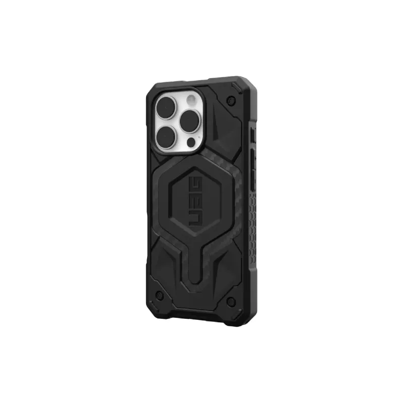 Чохол UAG Monarch Pro MagSafe (114456114242), для Apple iPhone 16 Pro, Carbon Fiber
