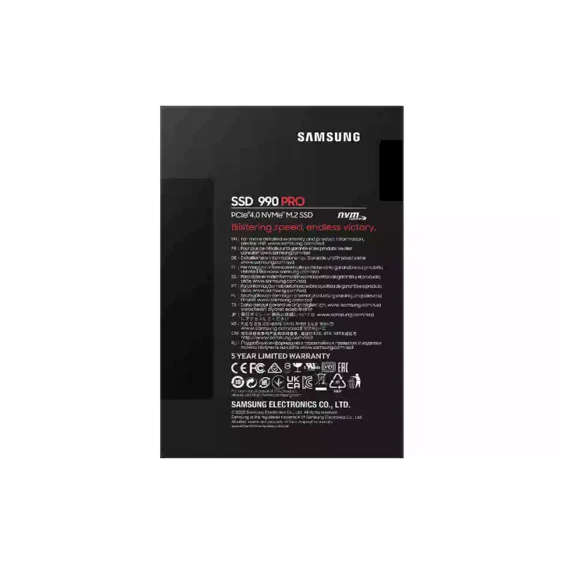 Накопичувач SSD Samsung (MZ-V9P1T0BW), PCIe 4.0, M.2