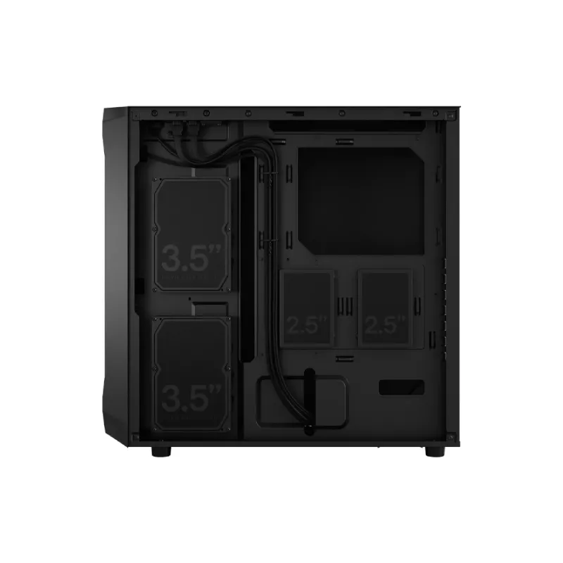 حالة الكمبيوتر Fractal Design Focus 2, Black (FD-C-FOC2A-07)