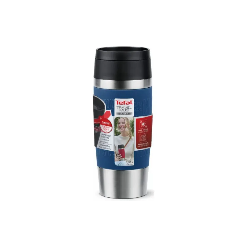 Термочаша Tefal Travel Mug Classic, Blue (N2020310)