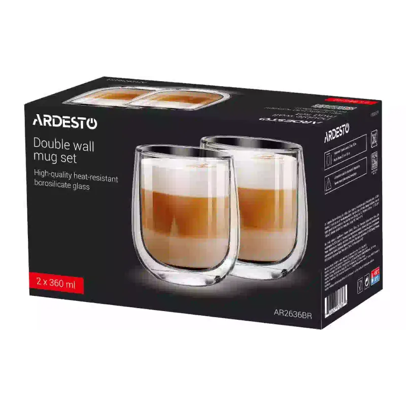 Φλιτζάνι Ardesto, Transparent (AR2636BR)