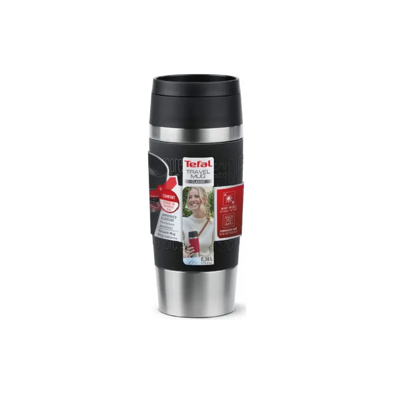 Термочаша Tefal Travel Mug Classic, Black (N2020210)