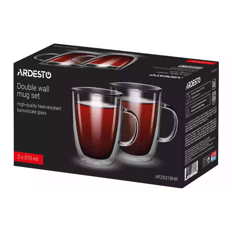 Xícara Ardesto, Transparent (AR2631BHR)