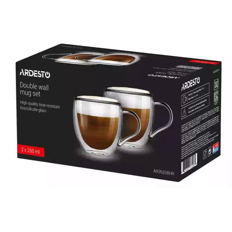 Φλιτζάνι Ardesto, Transparent (AR2625BHR)