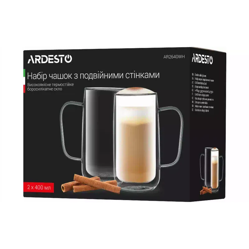 Φλιτζάνι Ardesto, Transparent (AR2640BHR)