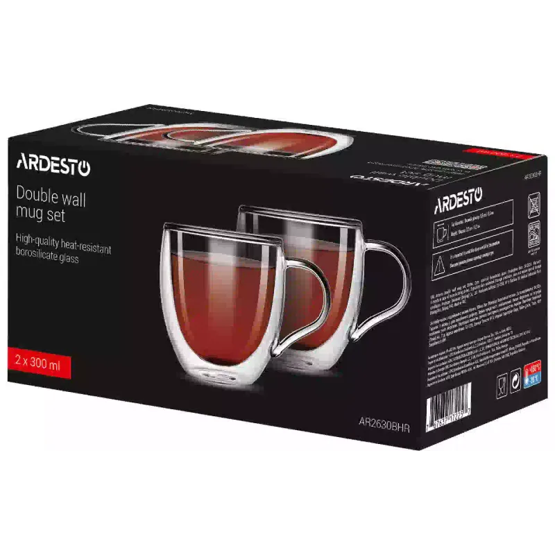 Taza Ardesto, Transparent (AR2630BHR)